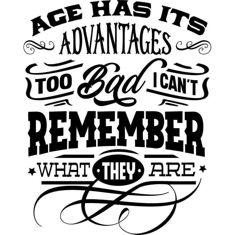Age has it's advantages...