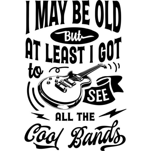 I got to see all the cool bands print