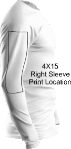 4x15 right long sleeve print area