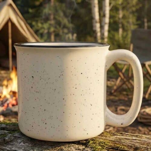 Blank Speckled camp mug