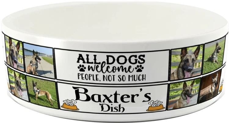 Custom Printed personalized Dog Bowl